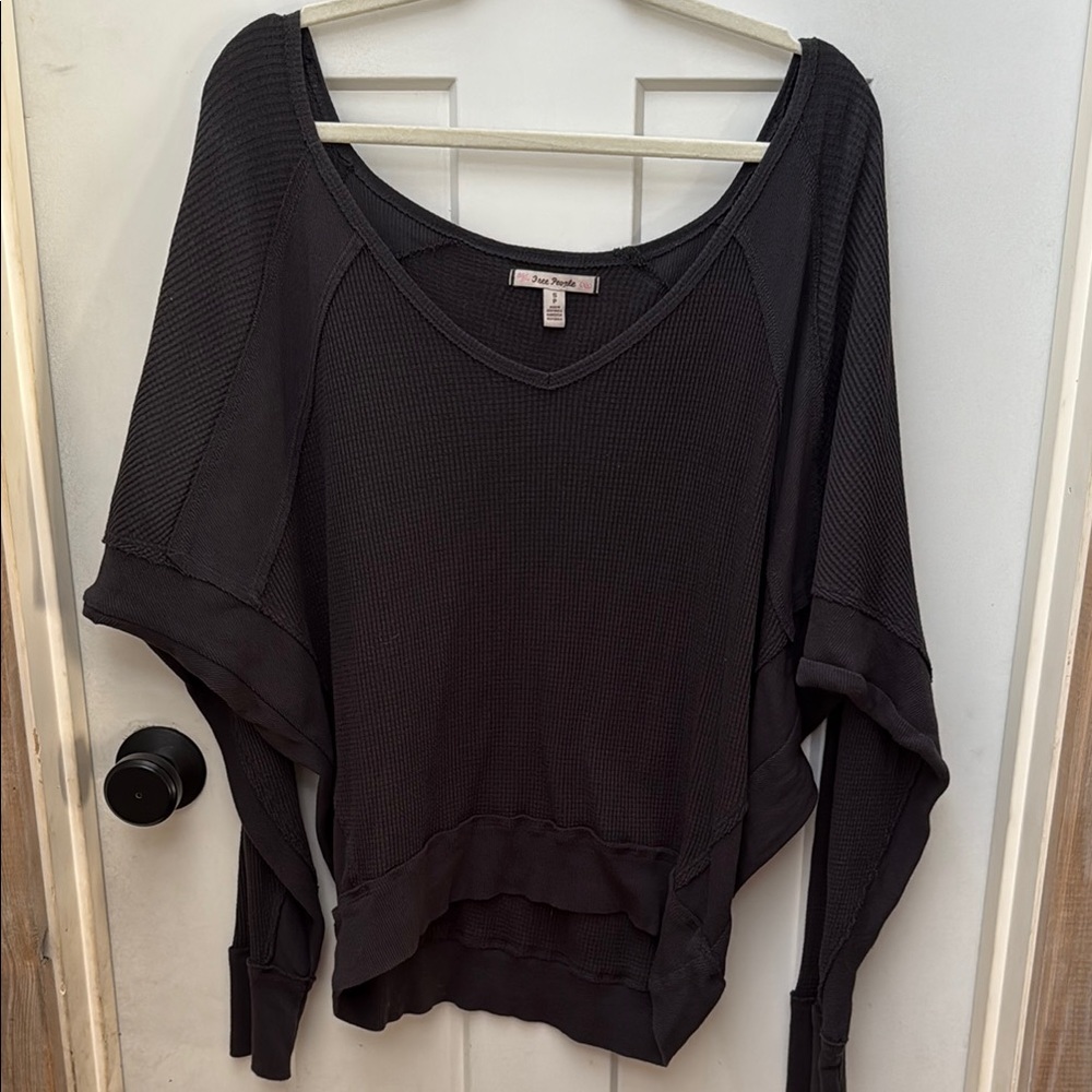 Free People Santa Clara Thermal shirt size small